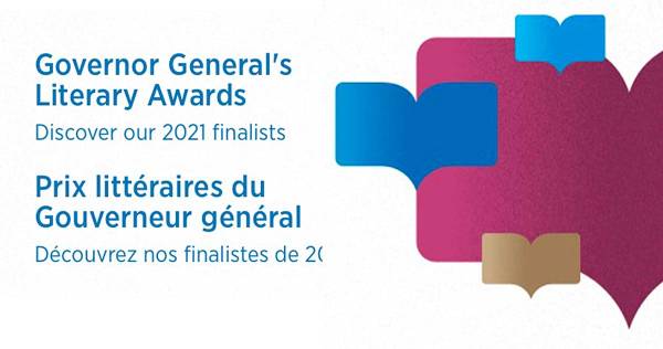 Dévoilement des lauréats des Prix littéraires du Gouverneur Général 2021 